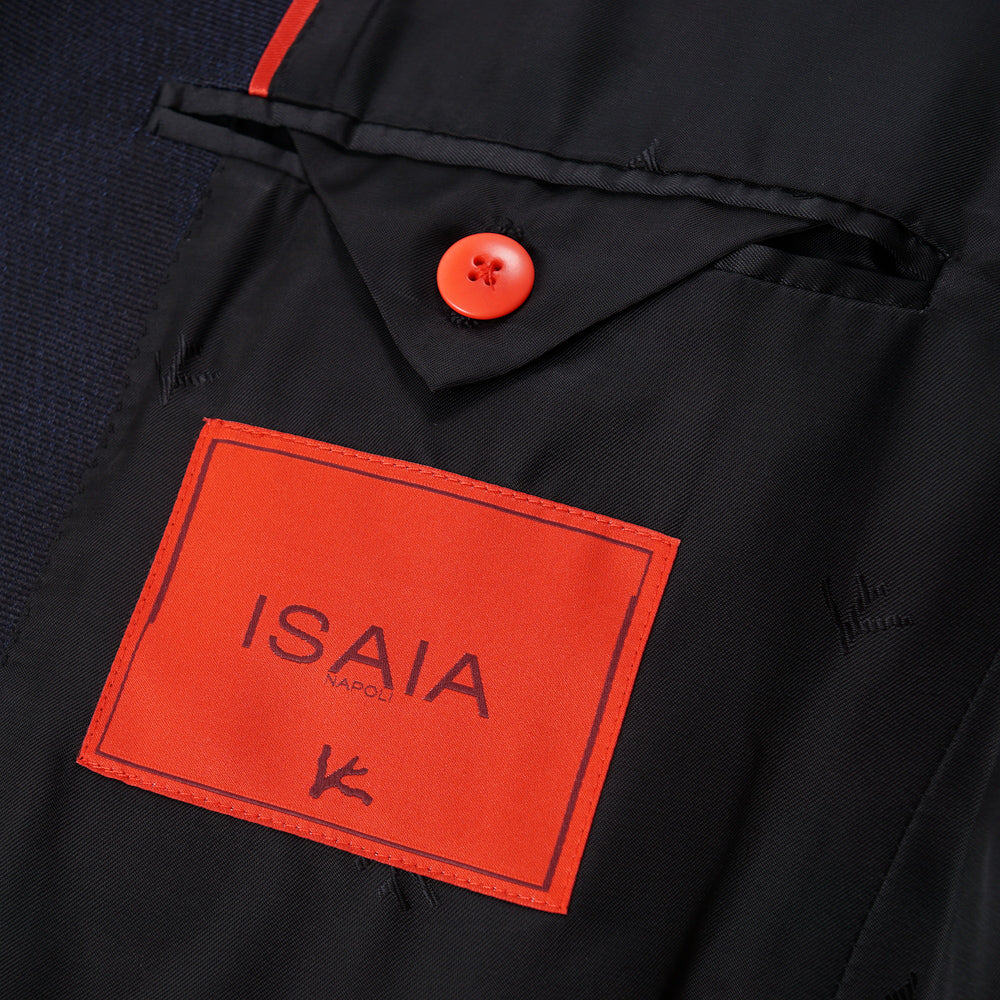 Isaia Dark Blue Patterned Dinner Jacket - Top Shelf Apparel