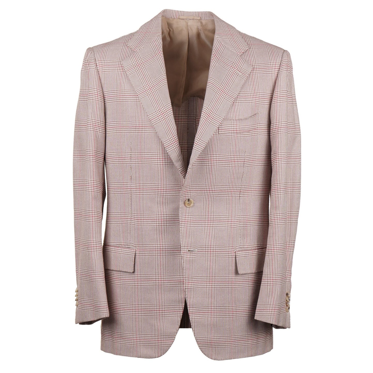 Cesare Attolini Layered Check Cotton Sport Coat - Top Shelf Apparel