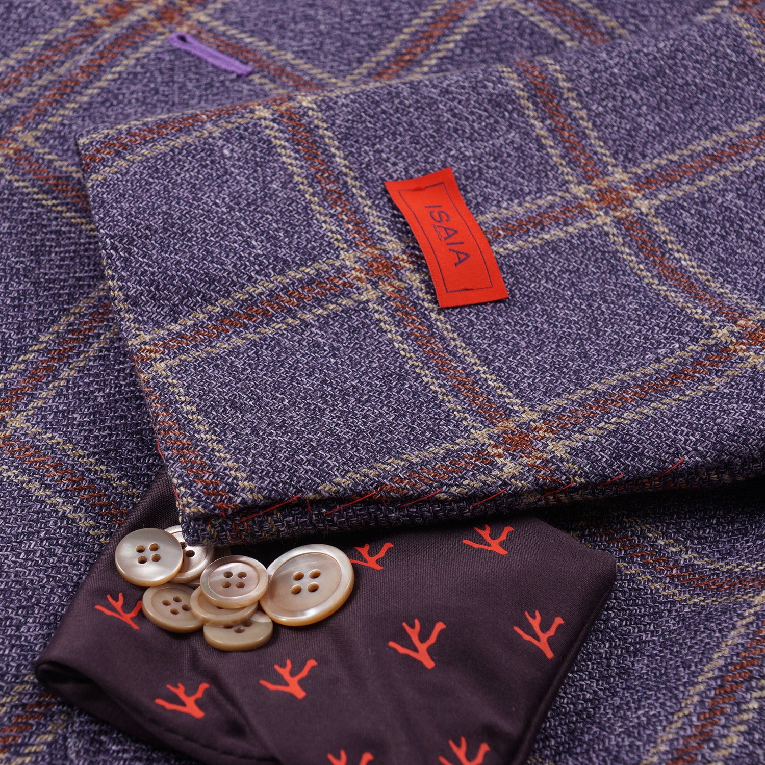 Isaia Woven Wool-Silk-Linen Sport Coat - Top Shelf Apparel