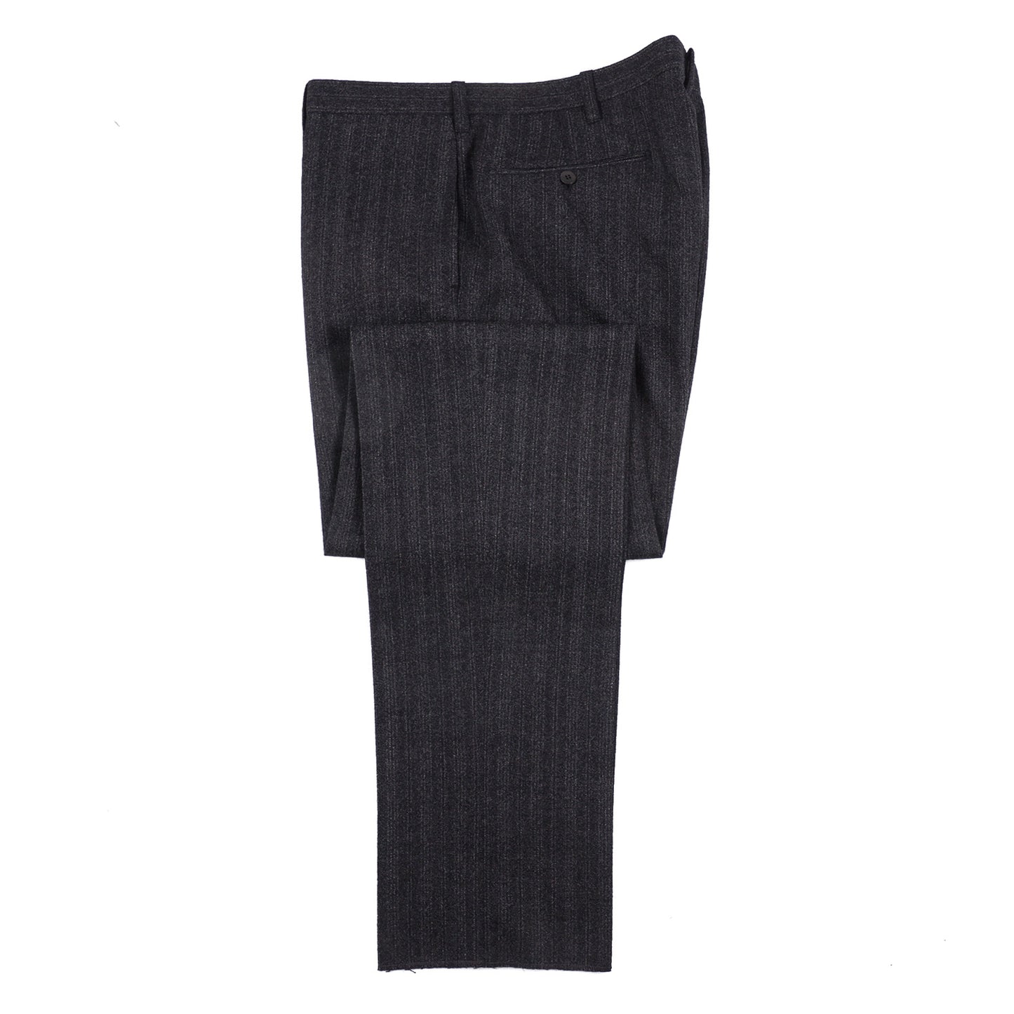 Cesare Attolini Charcoal Gray Stripe Wool Suit - Top Shelf Apparel