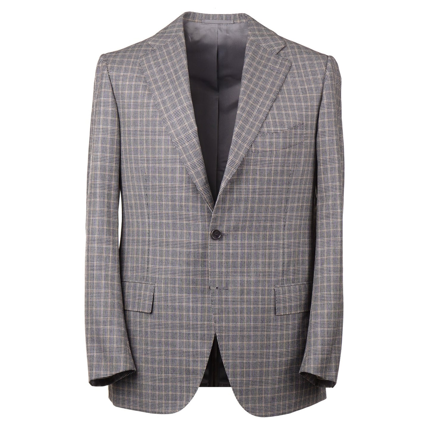 Cesare Attolini Layered Check Soft Wool Suit - Top Shelf Apparel