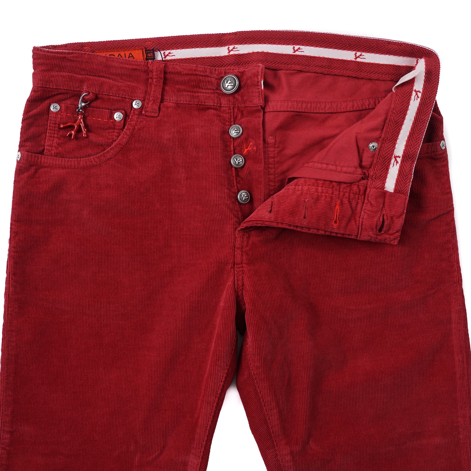 Isaia Slim-Fit Corduroy Cotton Jeans - Top Shelf Apparel