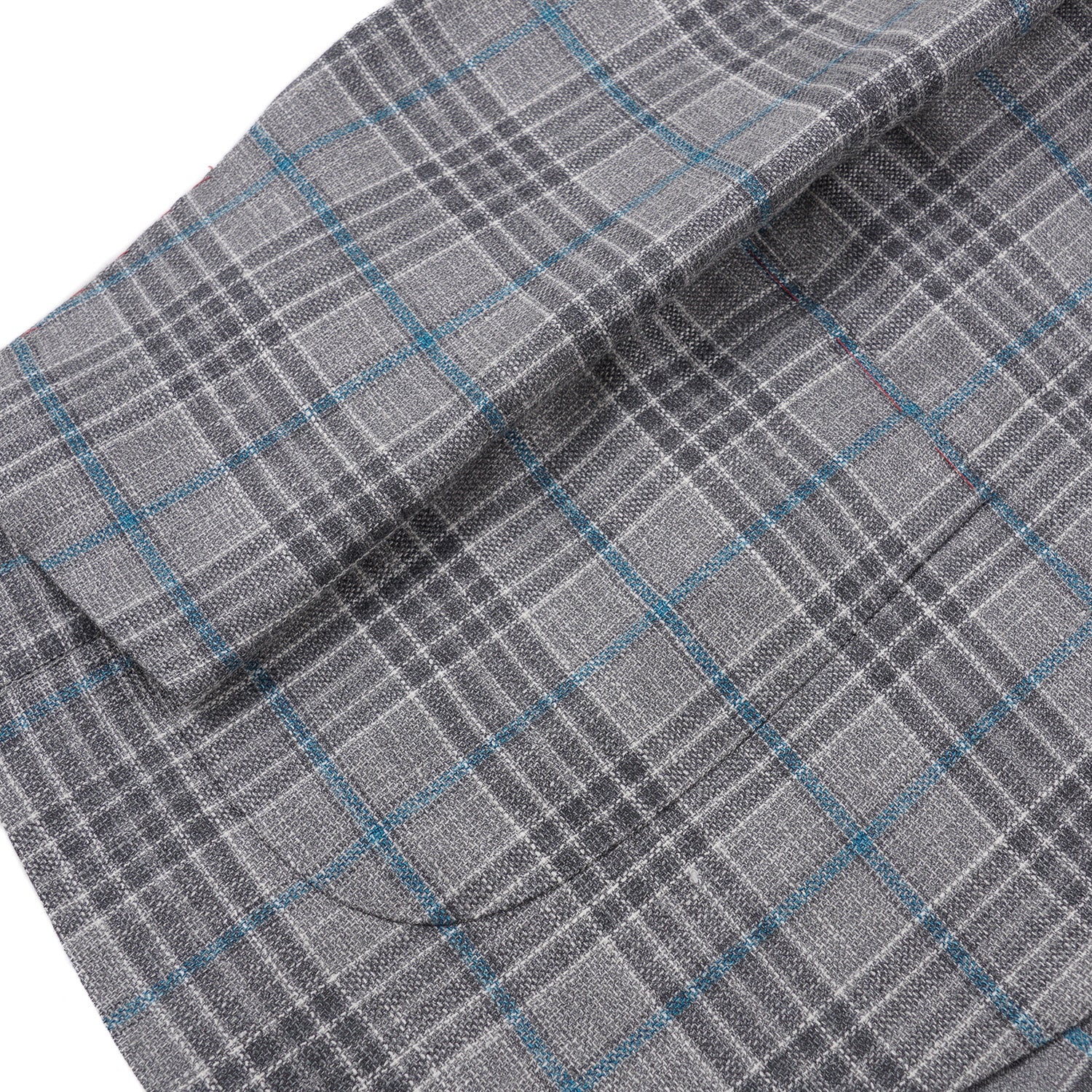 Isaia Layered Check Wool-Silk-Linen Sport Coat - Top Shelf Apparel