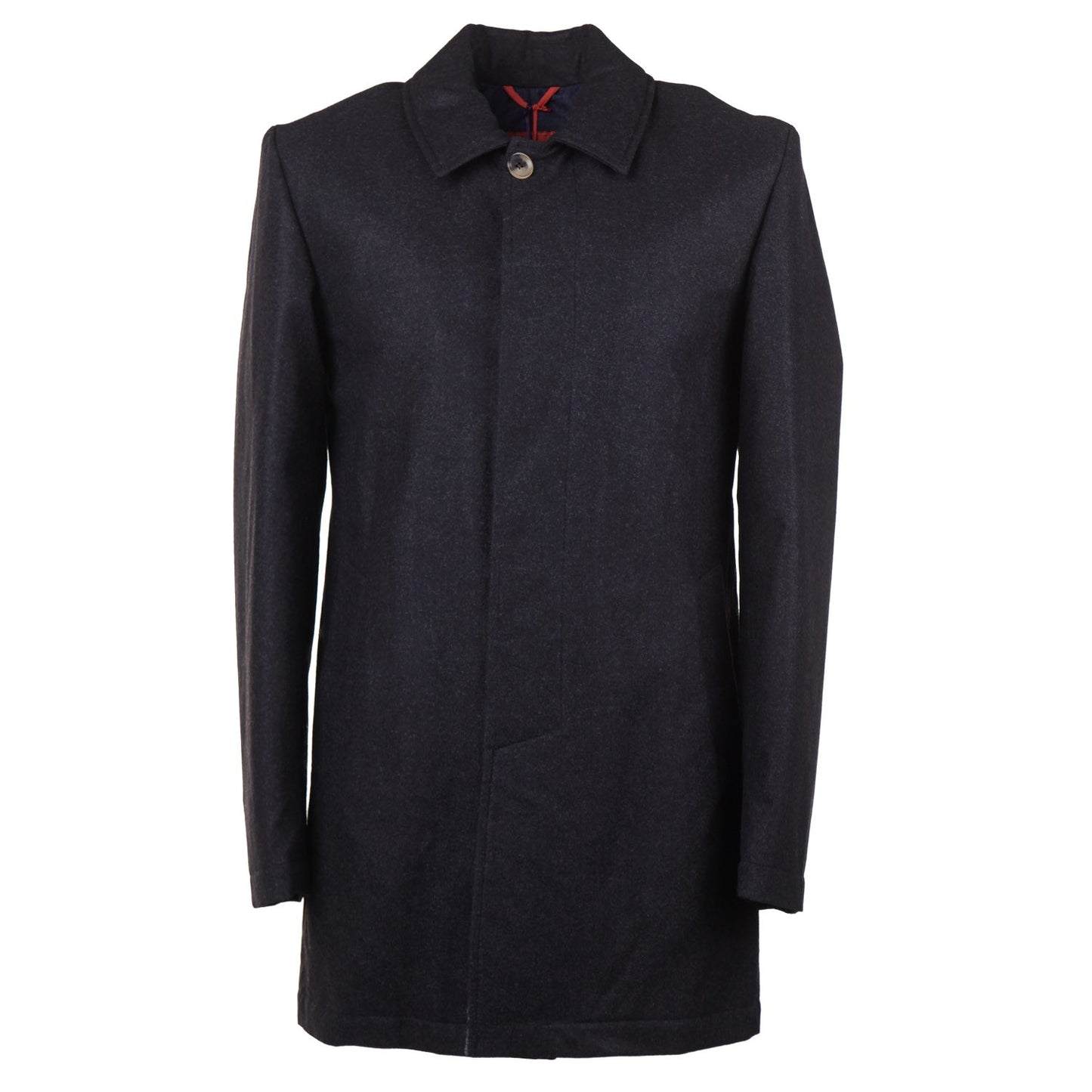 Isaia Aqua Flannel Wool Overcoat - Top Shelf Apparel