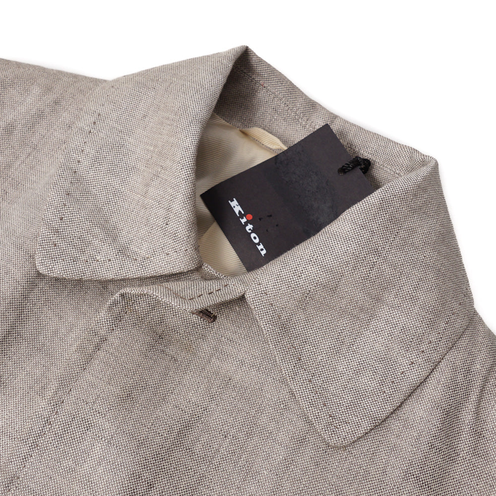 Kiton Casual Woven Linen Jacket - Top Shelf Apparel