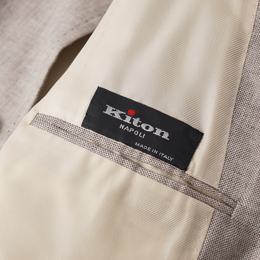 Kiton Casual Woven Linen Jacket - Top Shelf Apparel