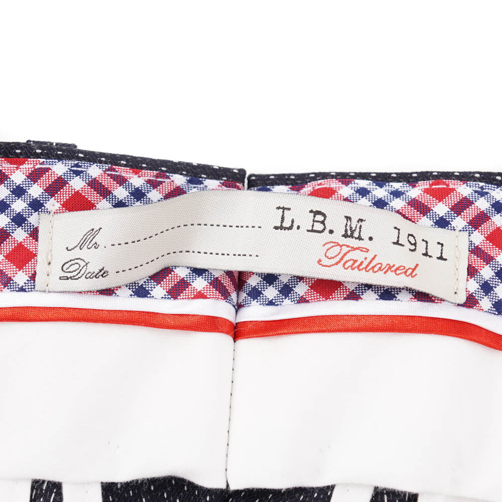 L.B.M. 1911 Navy Patterned Wool Pants - Top Shelf Apparel